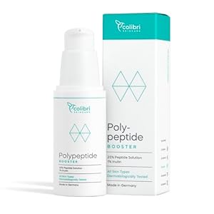 colibri skincare Polypeptide Booster 30ml – Peptide Serum, Falten weg Soforteffekt, Sichtbare Faltenreduzierung mit der Peptide Creme, Stirnfalten & Zornesfalte Pflege