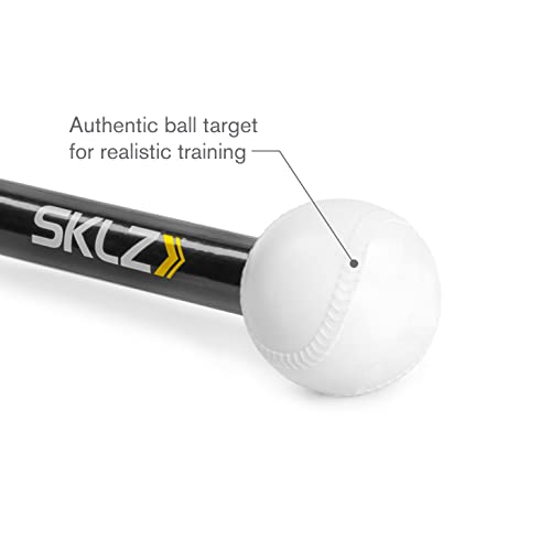 SKLZ Hitting Stick Batting Swing Trainer Select for Baseball with Impact Absorbing Handle, 52\",Black