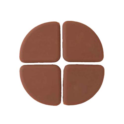 Ruankenshop Protection Coin De Table BéBé Coin De Table Protection Bebe Enfant Coins De Sécurité Gardes Table Coin Protecteurs pour Bébé Brown Cover