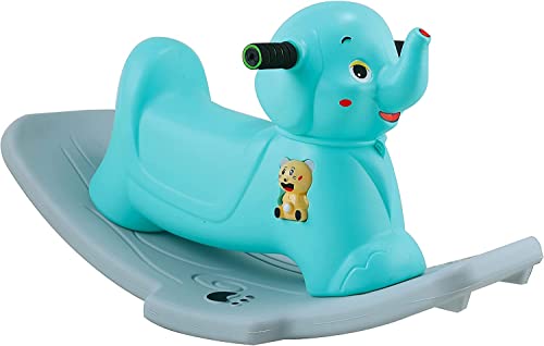 Image of PoPo Toys Murphy Rocker (Turquoise)| Rocker for Kids Birthday Gift for Kids /Boys /Girls /Rocker with Musical & Lightning Toy | Cute Character
