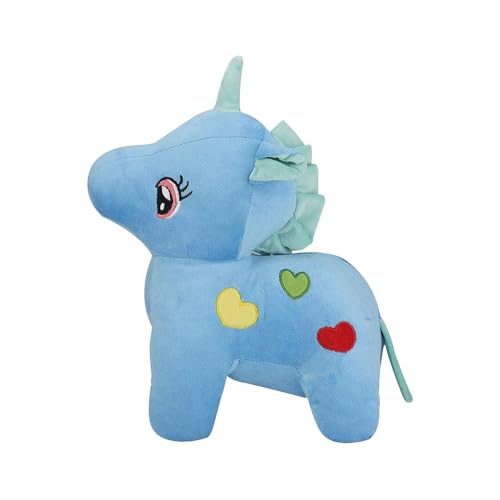 Image of DearJoy Baby Unicorn Soft Toy and Plush Toy Blue - 32cm
