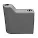 Wise DLX3010-221 DLX Series Pontoon Right Radius Arm Rest - Marble Grey