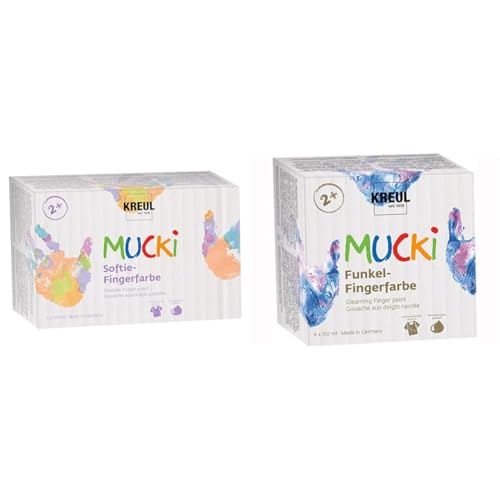 Kreul MUCKI Softie-Fingerfarbe 6 x 150 ml
Kreul MUCKI Funkel-Fingerfarbe 4 x 150 ml