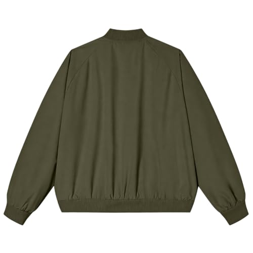 Men's Bomber Jacket Varsity Zip Up Casual Lightweight Jacket - image 6