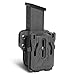 Kydex Magazine Pouch, Forcenter Mag Carrier OWB Magazine Holster to fit 9mm/.40 Single & Double Stack -Mag Retention Device