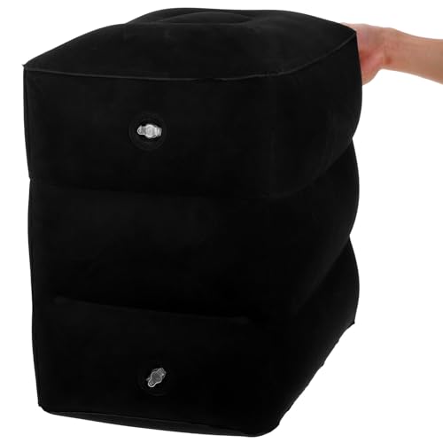 Repose-pieds de voyage gonflable réglable et tabouret de bureau - 8