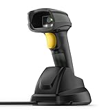Tera Barcode Scanner Wireless with Cradle: 1280x1024 CMOS Global Shutter Industrial Grade Drop Resistant Reads DPM 1D 2D QR Codes Max 50 in Scan Range Works with Bluetooth 2.4G USB Wired CS7219i-BT
