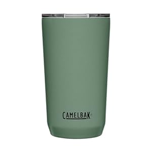 CamelBak Horizon 16oz Tumbler – Insulated Stainless Steel – Tri-Mode Lid – Moss
