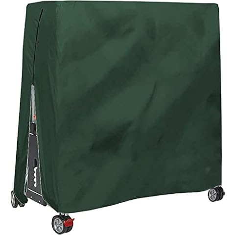 Ping Pong Table Cover, Waterproof Windproof Anti-UV Heavy Duty Oxford Fabric Protective Cover Table Tennis Table with Zip Closure and Adjustable Cord, 165 x 70 x 185 cm Cover