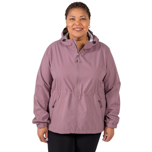 Women's Plus Size 1X-6X Rain Jacket Wind Coat Mystique