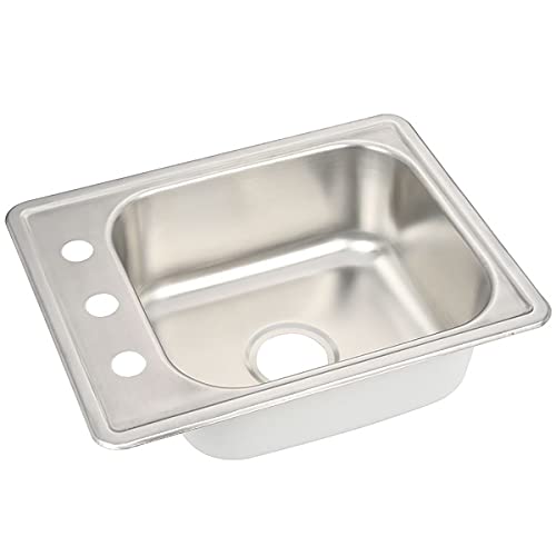 Évier de cuisine rectangle en acier inoxydable 304 compact