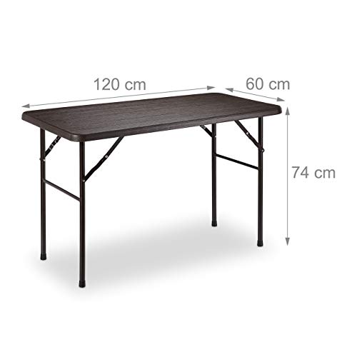 Table pliable rectangulaire pour optimiser l'espace de votre balcon
