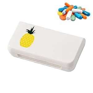 Kleine Pillendoosje | Pillendoosje | Kleine pillendoos voor zakbeurs, draagbare dagelijkse pillendoos voor medicijnvitamine, reisvrij Tacery