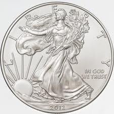 SET of (5) Silver American Eagles 2009, 2010, 2011, 2012, AND 2013 Brilliant Uncirculated Gems Collectible US Coins .999 Fine Silver 5 Oz $1