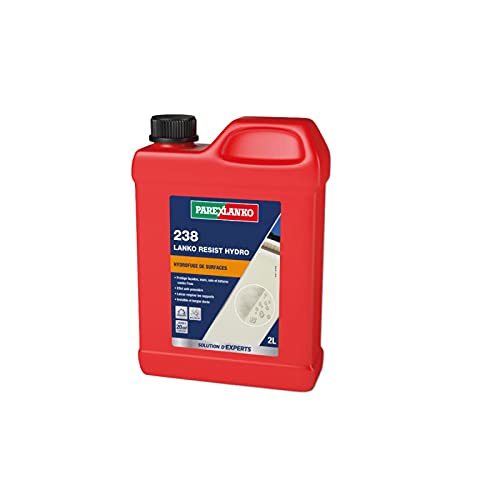 Parexlanko Protection Anti-tâches 238 LANKO RÉSIST Hydro - Hydrofuge pour façades, terrasses & toiture 2 L - 10 m²