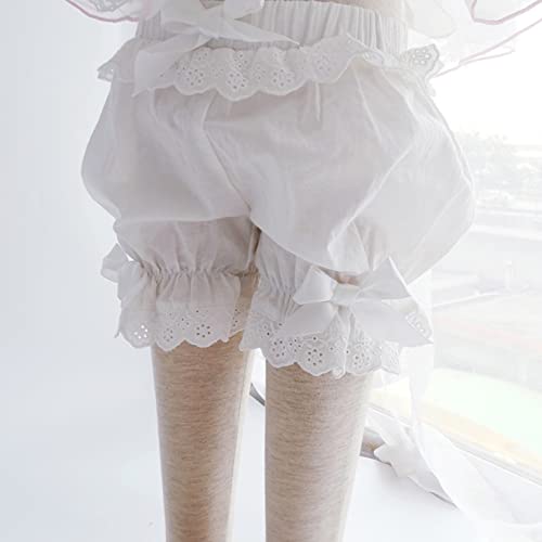 Aiihoo Little Girl Ruffle Lace Bloomers Shorts Pantaloons Princess Lolita Dress Up Pettipants White 12-24 Months #TOP3