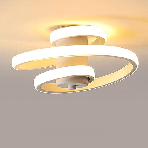 Plafonnier LED semi-encastré cuisine et chambre 18W 3 couleurs