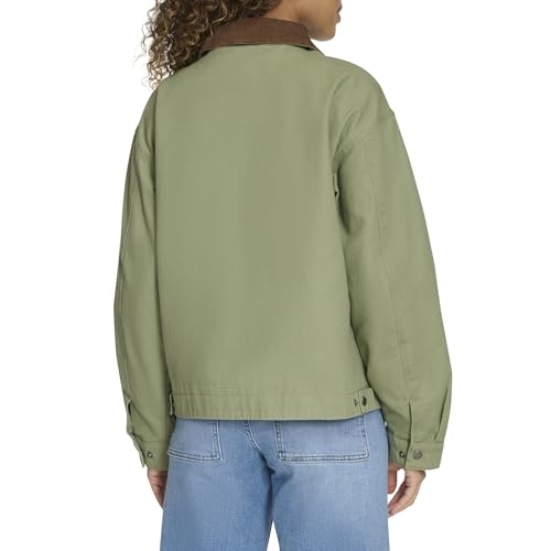 Image of Levi's Women's Zip Up Utility Jacket with Collar