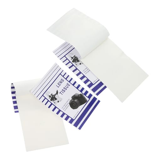 Veemoon Papel Limpiador para Lentes 200 Unidades 50X4 15X10 CM Toallitas para Gafas Pantallas y Microscopios Papel Tisú Desechable para Electrónica Limpieza Segura en Hogar y Oficina