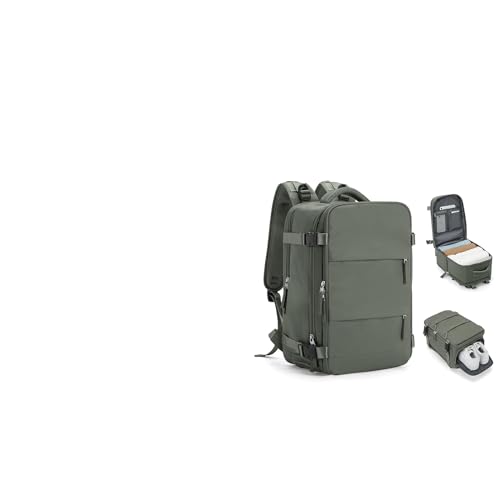 Mochila Viaje Cabina Avion 40x20x25 Para Ryanair Mochilas Para Mujer Bolsa De Cabina Equipaje De Mano Cabina Avion Mochila De Senderismo Mochila Impermeable Cabina Mochila,I2-Verde Militar V2 Mochila Viaje Cabina Avion 40x20x25 Para Ryanair Mochilas Para Mujer Bolsa De Cabina Equipaje De Mano Cabina Avion Mochila De Senderismo Mochila Impermeable Cabina Mochila,I2-Verde Militar V2