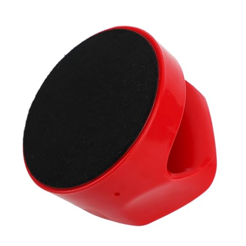 Block Printing Baren, Comfort Grip Handle Printmaking Tools with Flannel Pad Multipurpose Linoleum Block Printing Tools Embossing Stamping Tool for Painting DIY Art Craft Supplies (Red)