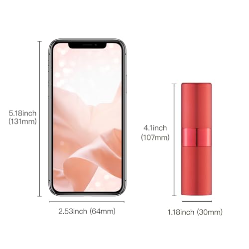 Image of 20ML Perfume Atomizer, 1PCS Travel Cologne Spray Bottle, Mini Empty Sprayer Dispenser (Red)