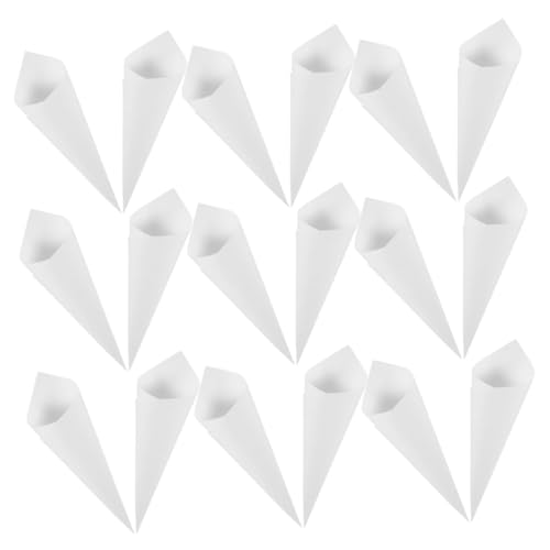SOLUSTRE Elegant Paper Candy Cones Wedding Cones in Paper for Confetti Storage Display
