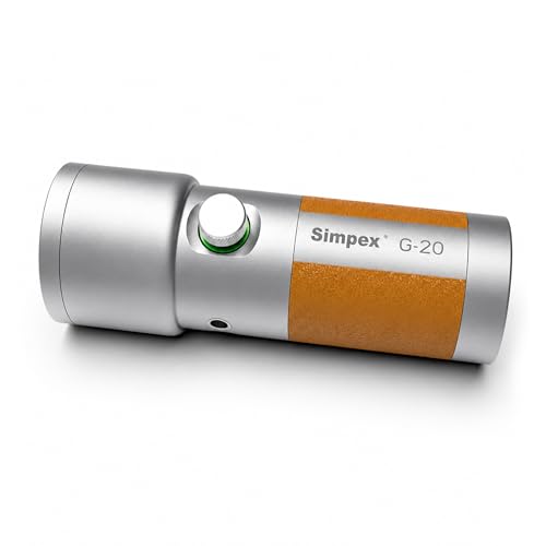 Image of Simpex G-20 RGB Photography Flashlight Portable 20W LED Video Light with Professional Optical Lens, Adjustable Focus Beam, 20 Projection GOBOs, 20 Color Filters, 7500mAh Battery, Type-C Charging