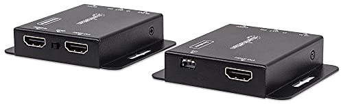 Extension audio vidéo Manhattan 207461 émetteur récepteur noir pour longue distance