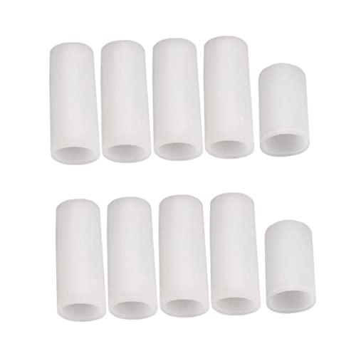 Esquirla 10 Pçs Silicone Gel Do Pé Tampas Tubos, a Cor da pele