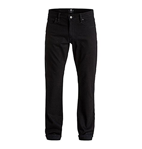 DC Men's Worker Straight Jn Blkblk Rn 3 Denim Pants