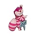 Enesco Disney Showcase Alice in Wonderland Disney Showcase Cheshire Cat This Way Miniature Figurine, 3.35 Inch, Multicolor