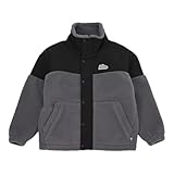 [ニューバランス] ジュニア/キッズ シューパッチボアジャケット 保温性(ABJ55566) BK(ブラック)