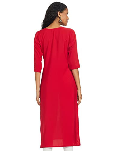 Image of Women's Crepe Regular Kurta