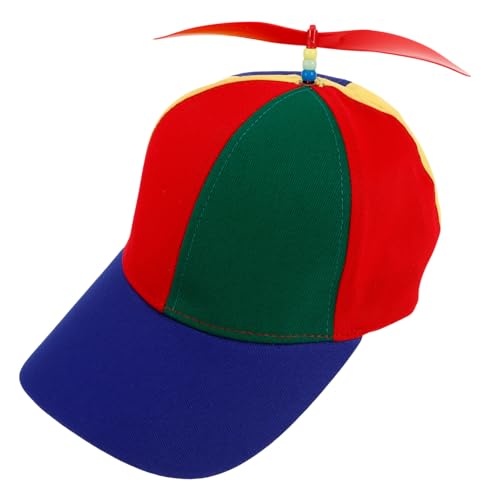 Detachable Propeller Sun Hat for Adults Adjustable Funny Baseball Cap with Helicopter Design Breathable and Comfortable Sun for Outdoor Activities Multi