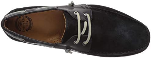 Driver Club USA Mens Leather Made in Brazil Daytona Light Weight Boat Shoe, Black Nappa, 7 M US | Image 4