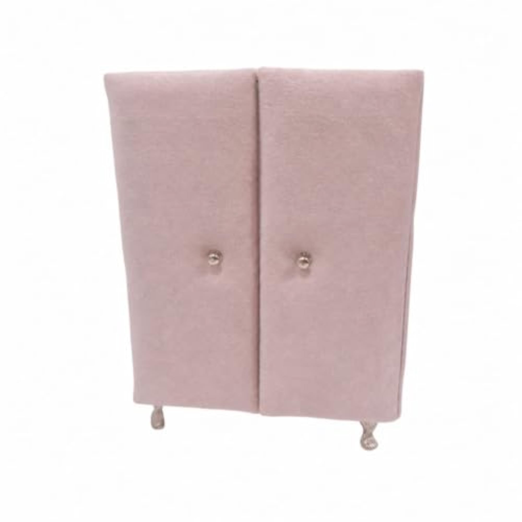 Decorative Velvet Cabinet Compact Cabinet with Doors