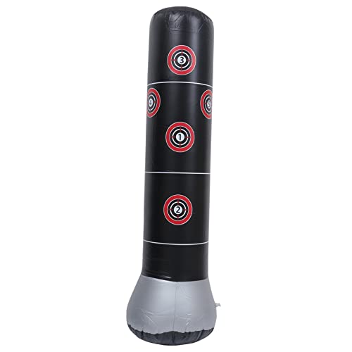 Gogogmee Boxing Sandbag Column Inflatable 5.2ft High Boys and Girls Exercise Aid Adults Boys and Girls Workout Easy to Store