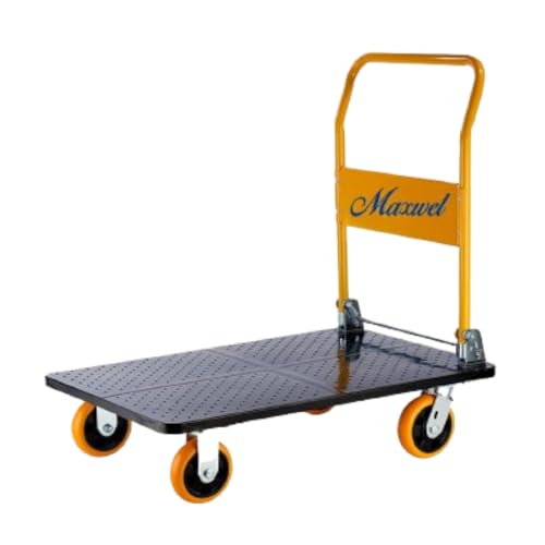 Maxwel Manual Folding Platform Trolley, Heavy Duty Hand Cart