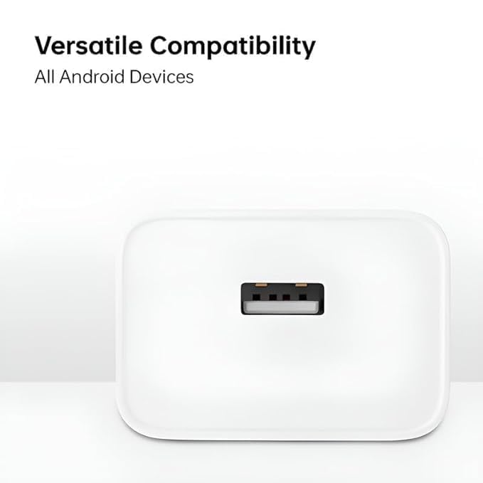 Image of Original Charging Adpater 44W USB Type C Charging Wall Adapter Compatible with Vivo Y100A, Vivo T2 and Vivo V25 Smartphones (Adapter and Cable) 44w