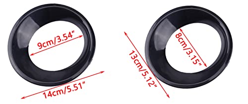 Anneau de gril antibrouillard apprêté pour BMW X3 E83 LCI 2007-2010 | Pièce 51113423790 - 5