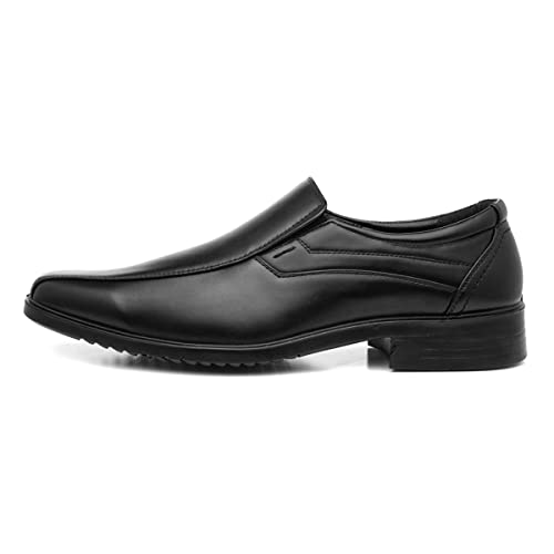 Beckett Baxter Mens Black Slip On Smart Shoe - Size 9 UK - Black