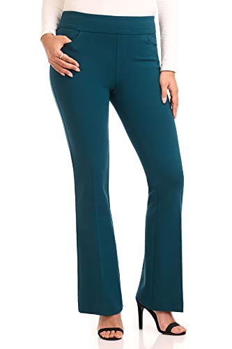 REKUCCI Women's Secret Figure Pull On Knit Flared...