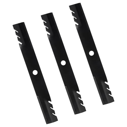 BCQNXX 09081200 Lawn Mower Mulching Blade for Ariens Max-Zoom 2560 Gravely Pro-Master 260Z 60 Mower Decks - Heavy Duty Blade Replaces 03253900 08899100 08979600-3 Pack