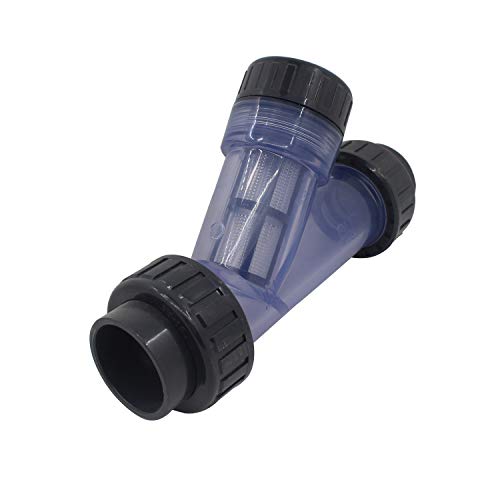 Pvc schmutzfänger 20 25 32 40 50 63mm pvc filterrohr rohr filter siebfilter wasser bewässerungsfilter wasserfilter klebefitting