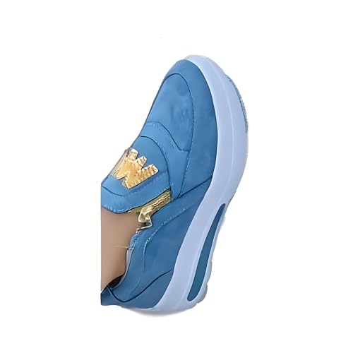 Women's Casual Platform Slip-on Orthopedic Sneakers, Women Lightweight Slip On Walking Running Shoes, Breathable Non Slip
