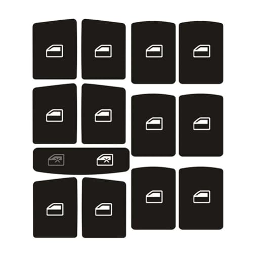 Kit réparation bouton phares climatisation Audi A3 8P 2004 stickers usé - 3