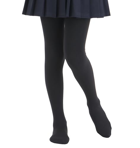 Girls Colorful Fleece Lined Tights Kids Warm Thermal Tights2