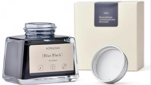 Image of HONGDIAN, Ink Bottle - Non Carbon | Blue Black | 60ml Premium Writing Ink.
