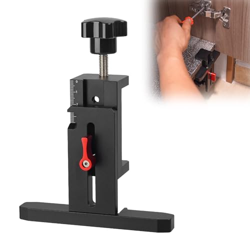 Plantilla bisagras cazoleta 35mm, herramientas para nivelar y guía de taladro, posicionador ajustable para instalación de puerta oculta de armario, para Gabinetes de Puerta Herramientas de Carpinteria